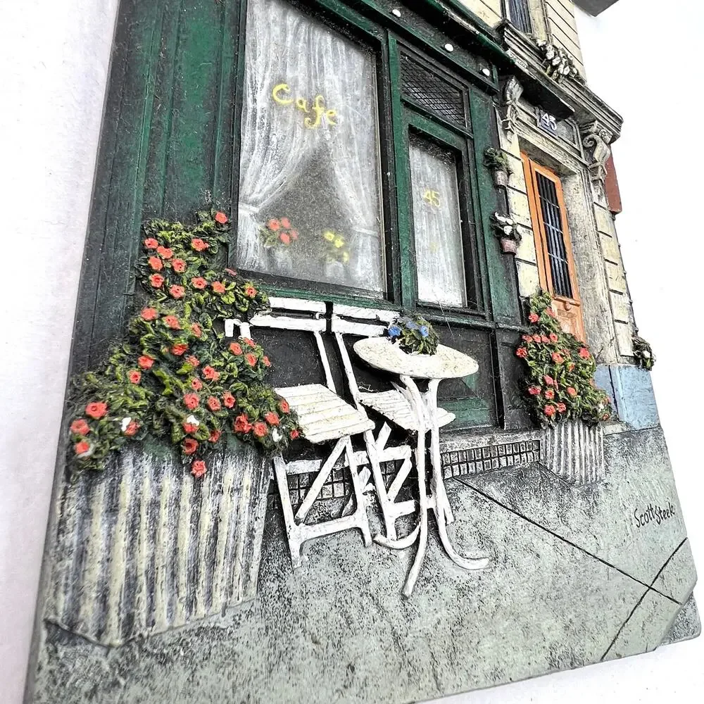 2 Scott Steele 3D Cafe Wall Art Plaques
